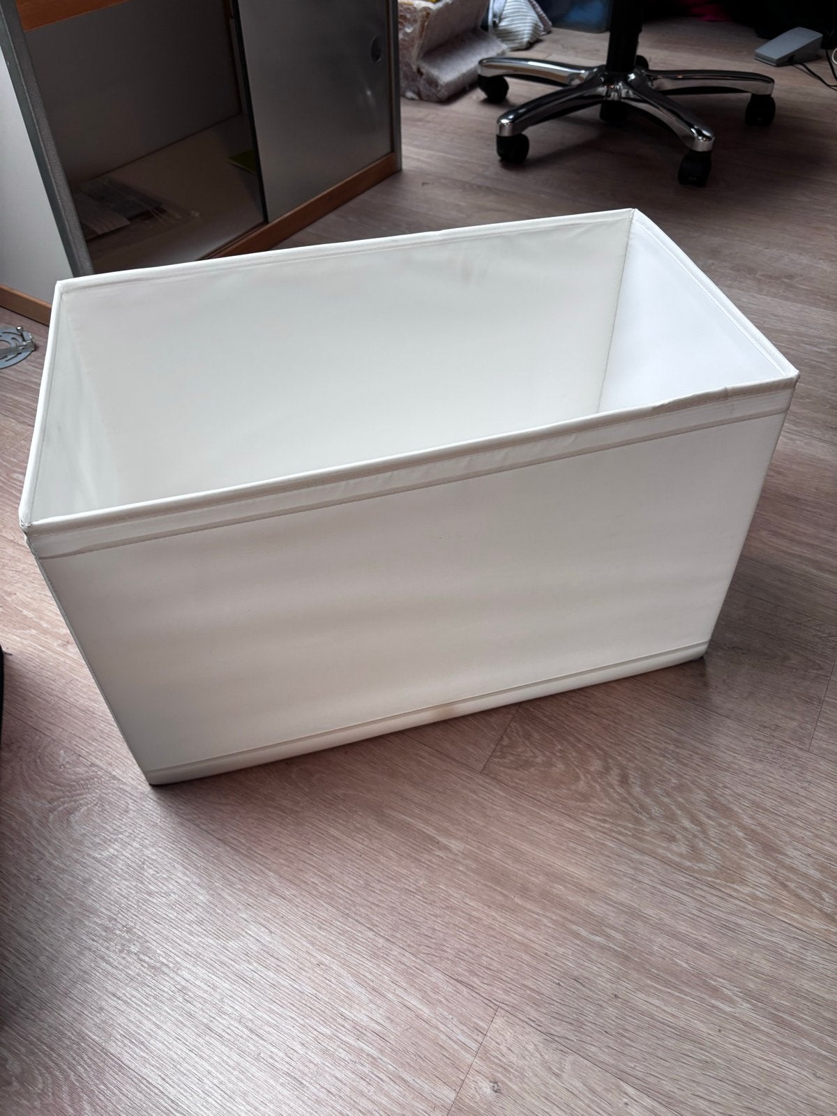 3 Nieuwe IKEA SKUBB opbergboxen - wit groot & zwart, Ophalen of Verzenden, Nieuw, Meerkleurig, Textiel
