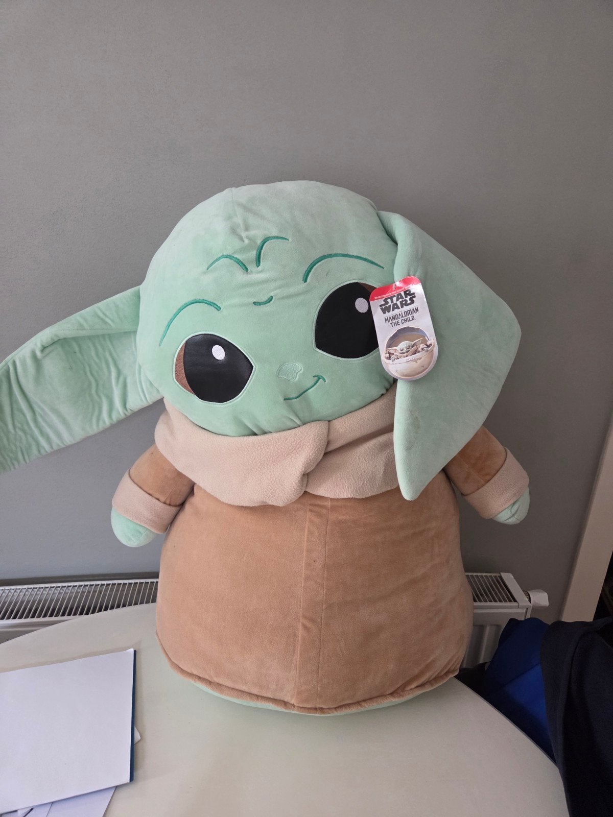 Reuze Baby yoda 80cm xxl, Ophalen of Verzenden, Zo goed als nieuw, Overige typen, Disney