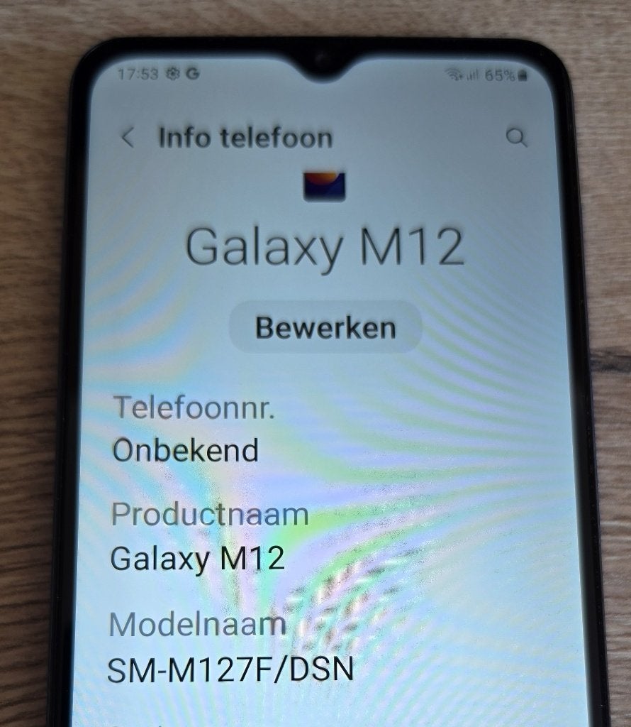 Samsung Galaxy M12 blauw | Incl. lader en kabel, Gebruikt, Blauw, Ophalen of Verzenden, 128 GB