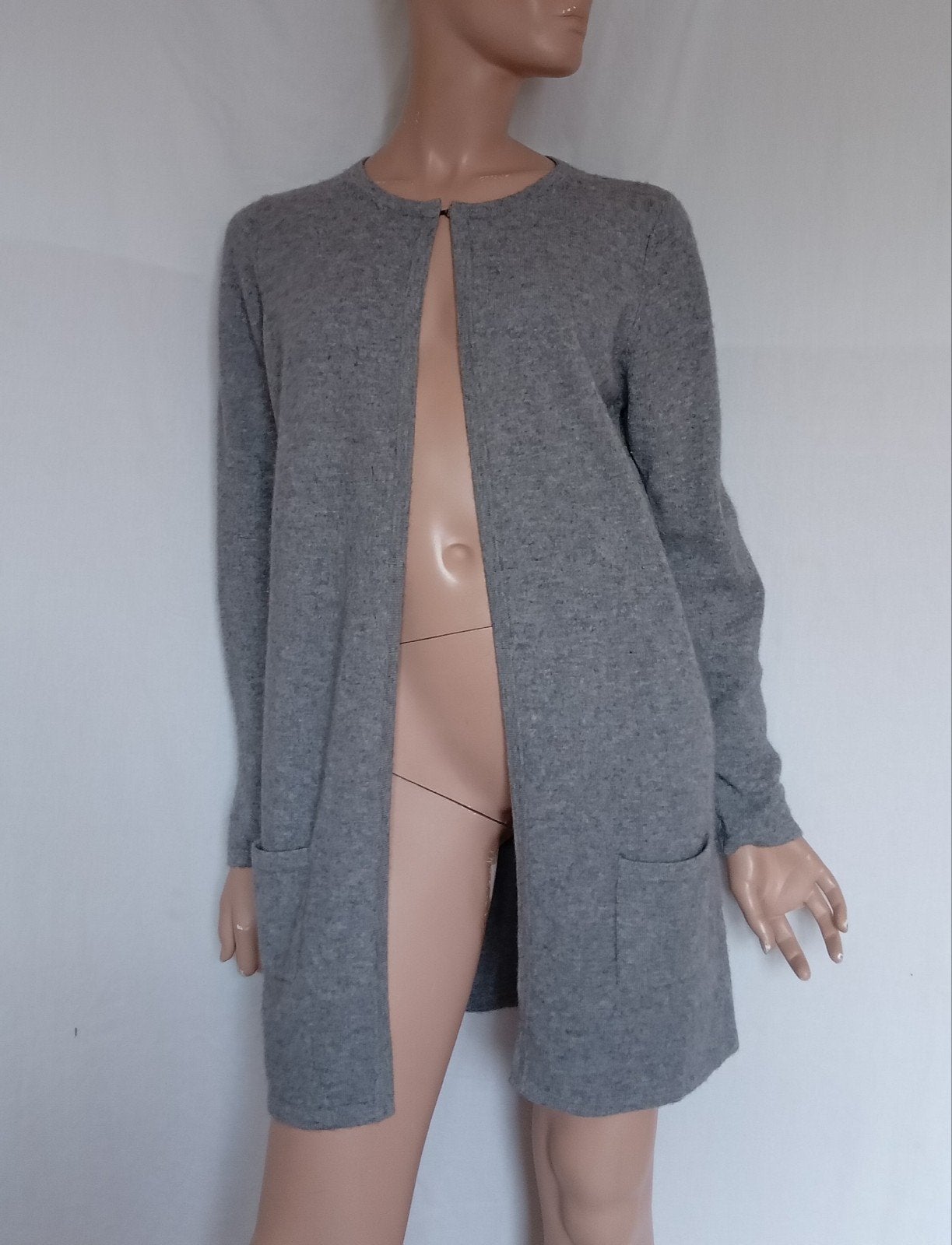 AC CASHMERE MERINO Vest , Maat 40 - 42, Ophalen of Verzenden, Zo goed als nieuw, Maat 42/44 (L), Grijs
