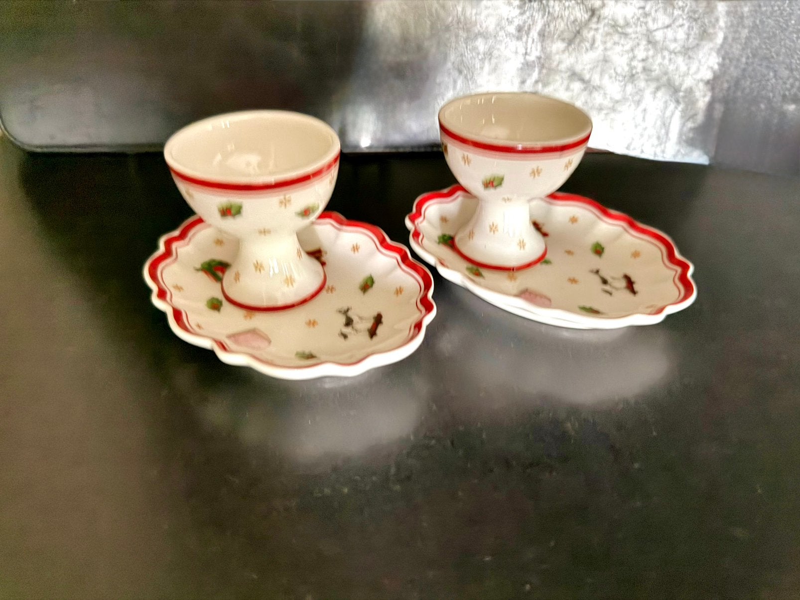 Villeroy & Boch Toy’s Delight 2.Eierdopjes+2.Bordjes, Diversen, Ophalen of Verzenden, Nieuw