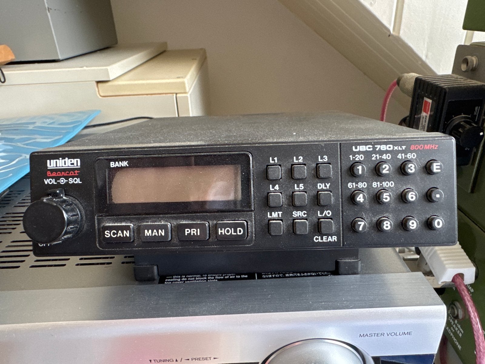 Uniden Bearcat UBC 760 XLT 800 MHz Scanner, Ophalen of Verzenden, Gebruikt