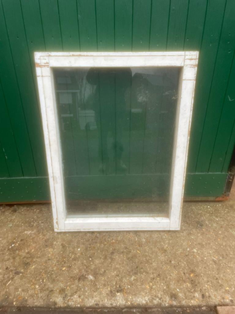 Kozijn met dubbel glas, Ophalen, Hout, 75 tot 150 cm, Raamkozijn