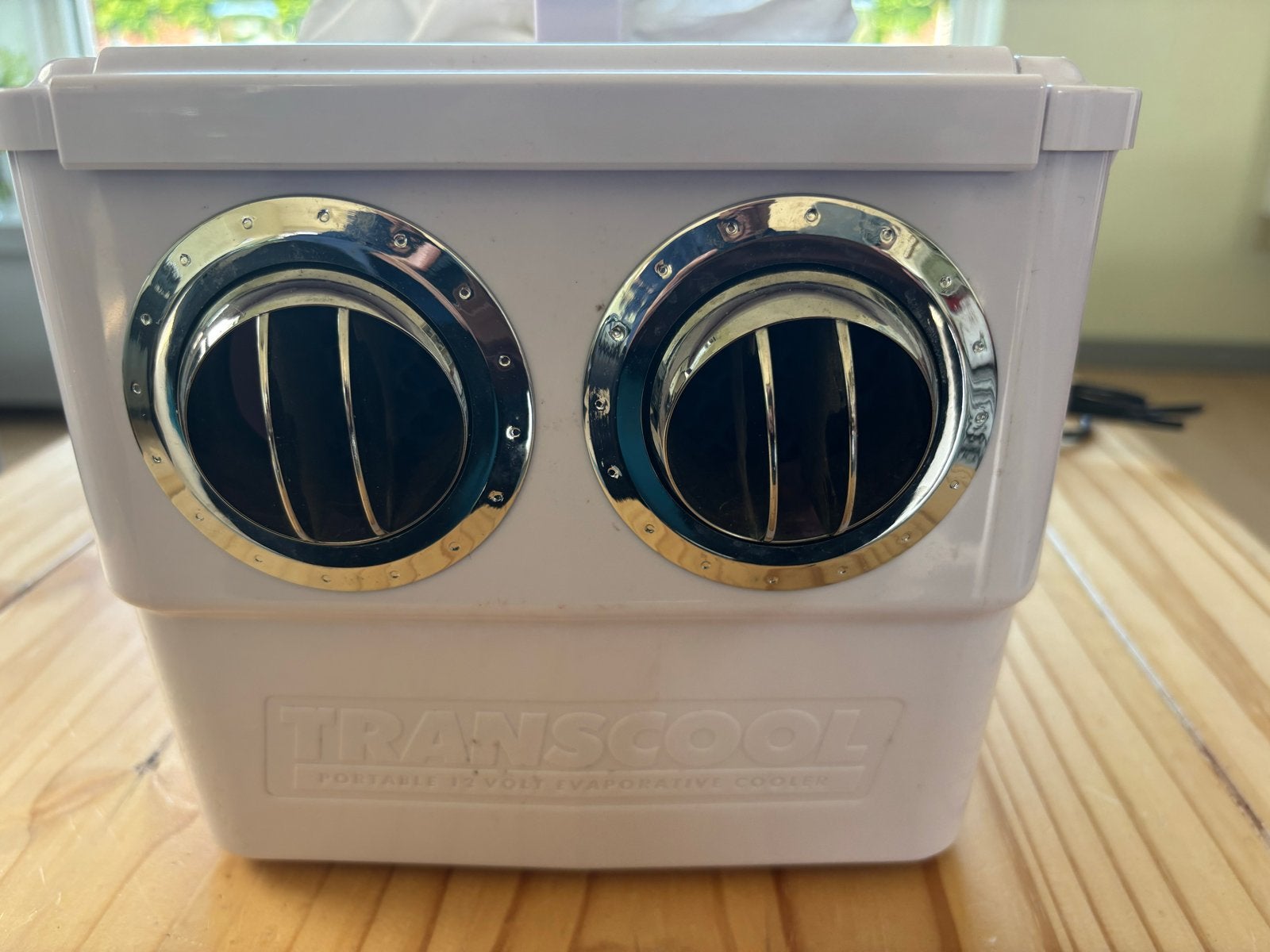 Transcool Luchtkoeler 12V/24V met waterreservoir, Ophalen of Verzenden, Gebruikt, Ventileren, Mobiele airco