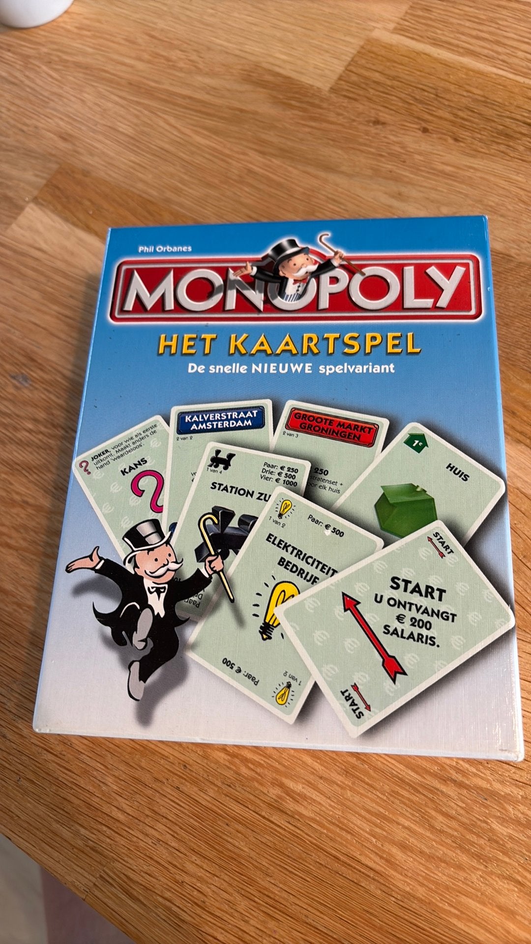 Monopoly het kaartspel, Ophalen, Zo goed als nieuw, Speelkaart(en)