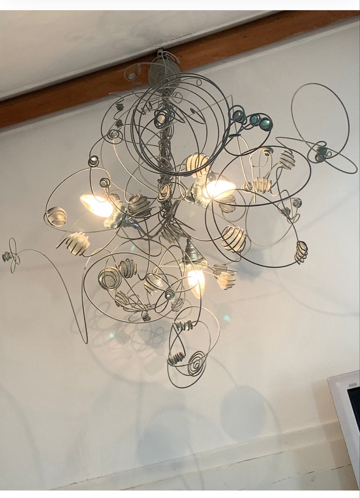 Harco Loor - strawberry- Design Hanglamp - Metaal & Glas, Ophalen, Gebruikt, Metaal, Overige fittingen