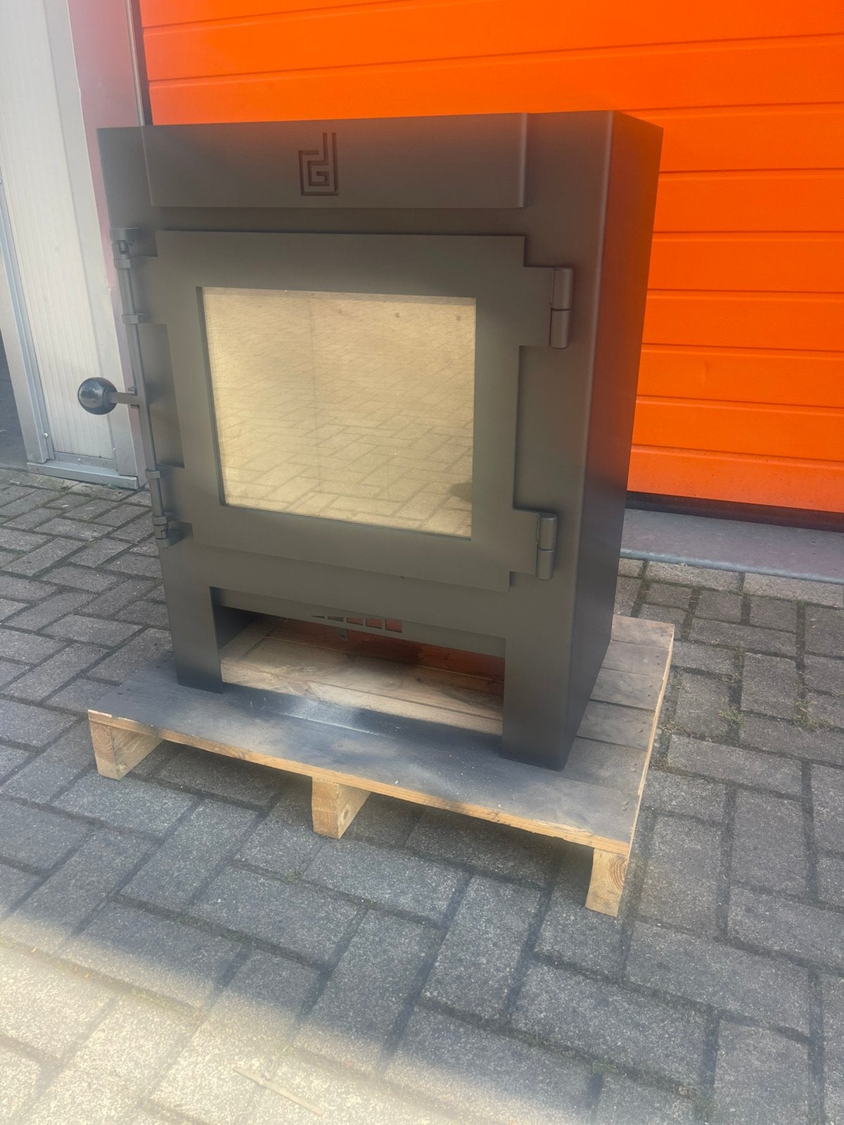 Tekoop DIK GEURTS jannik large 6,8 kw vermogen, Huis en Inrichting, Kachels, Ophalen, Houtkachel, Zo goed als nieuw, Vrijstaand