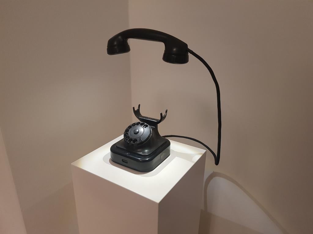 De design lamp uit oude telefoon, Ophalen, Minder dan 50 cm