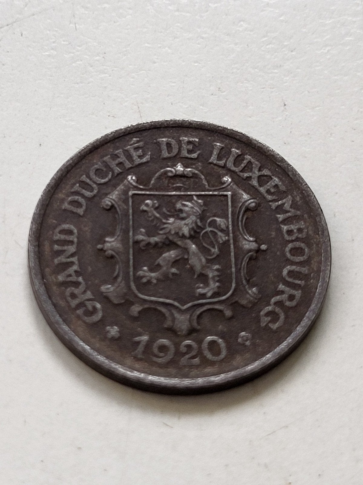 Luxemburg munt 25 Centimes 1920, Ophalen of Verzenden, Overige landen, Losse munt