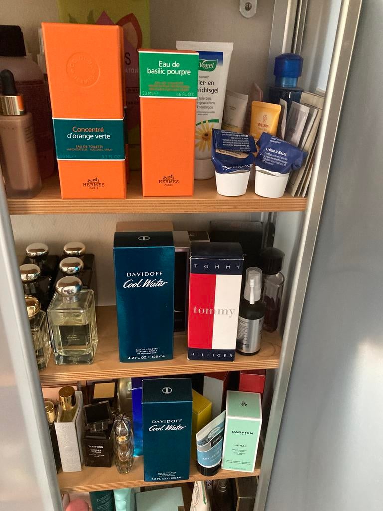 Hermes edt + verpakking (leeg), Ophalen, Zo goed als nieuw, Parfumfles