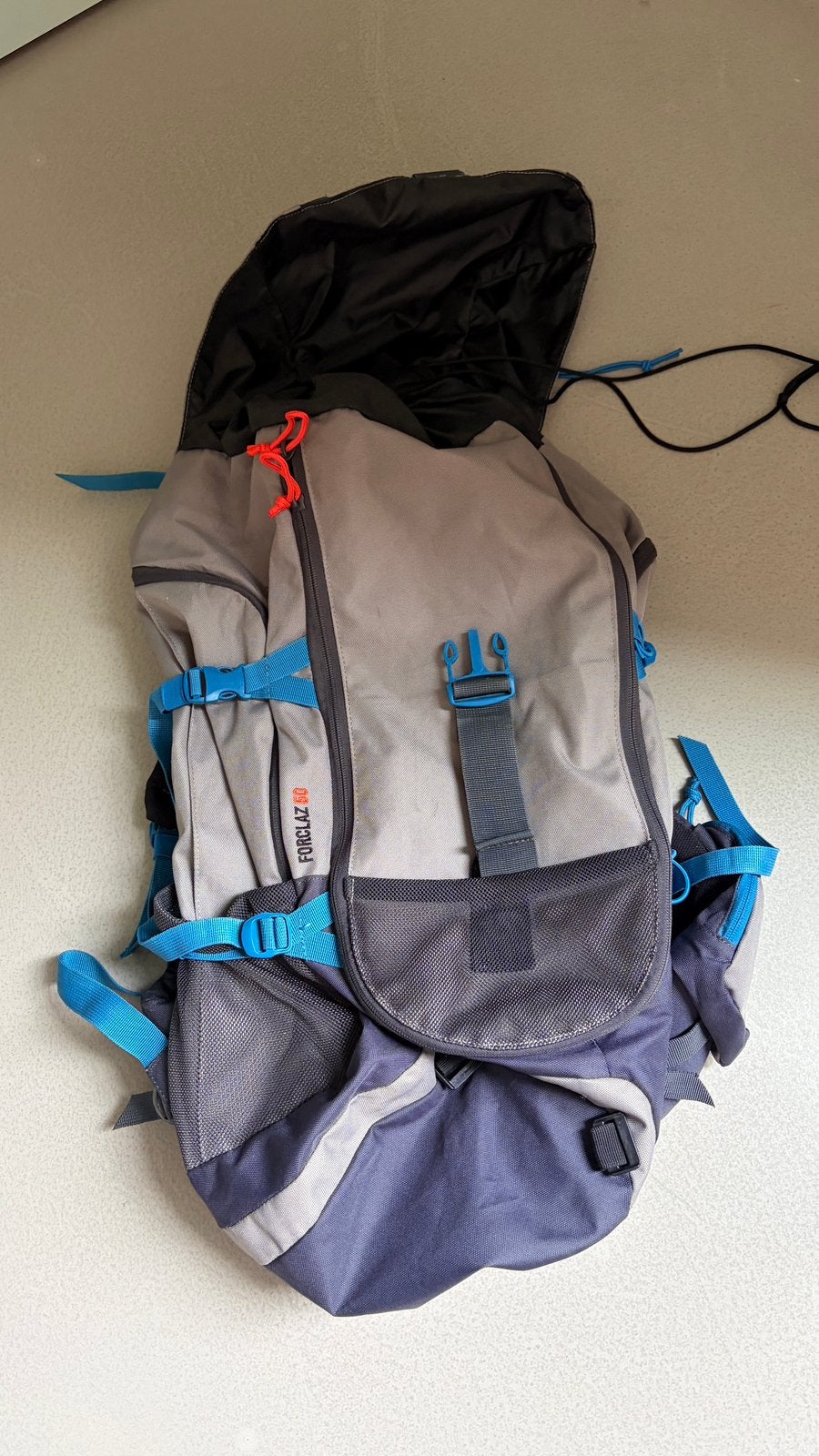 Forclaz 50 Liter backpack, Overige merken, 40 cm of meer, Ophalen of Verzenden, Zo goed als nieuw
