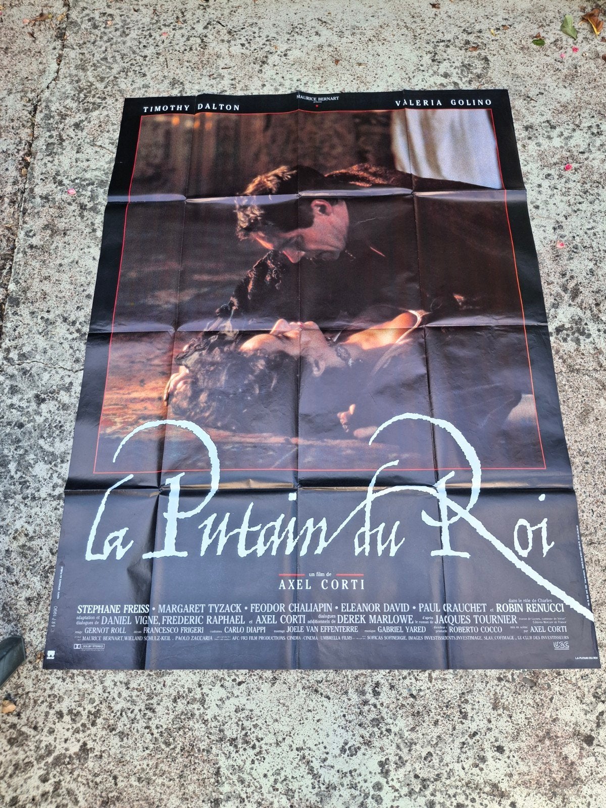 Vintage Franse cinema filmposter XXL, Ophalen of Verzenden, Zo goed als nieuw, Deurposter of groter, Film en Tv