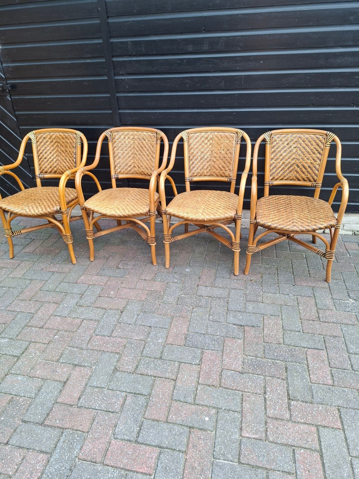 te koop rotan stoelen, Tuin en Terras, Tuinstoelen, Ophalen, Rotan