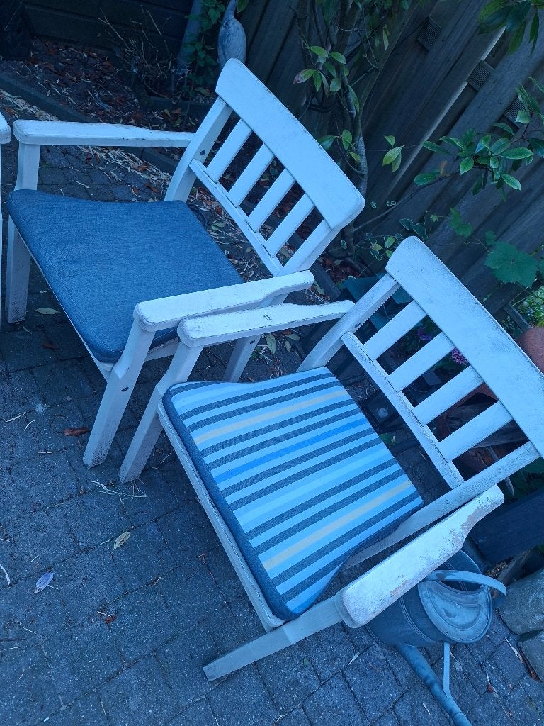 Tuinstoelen, Tuin en Terras, Tuinstoelen, Ophalen, Gebruikt, Hout, Stapelbaar