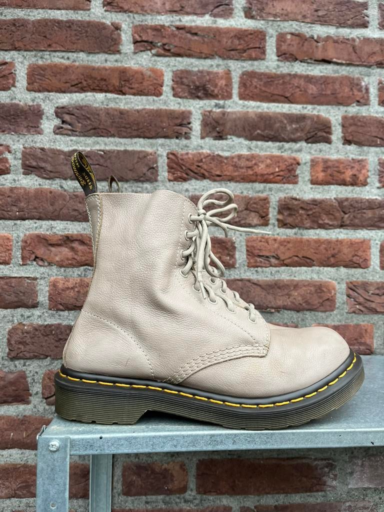 Dr. Martens 1460 Pascal virginia grijs maat 39, Dr. Martens, -, -, Lage of Enkellaarzen