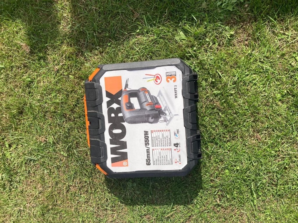 Worx Decoupeerzaag WX477.1 - Goed werkend, Doe-het-zelf en Verbouw, Ophalen, Gebruikt, Decoupeerzaag, Worx