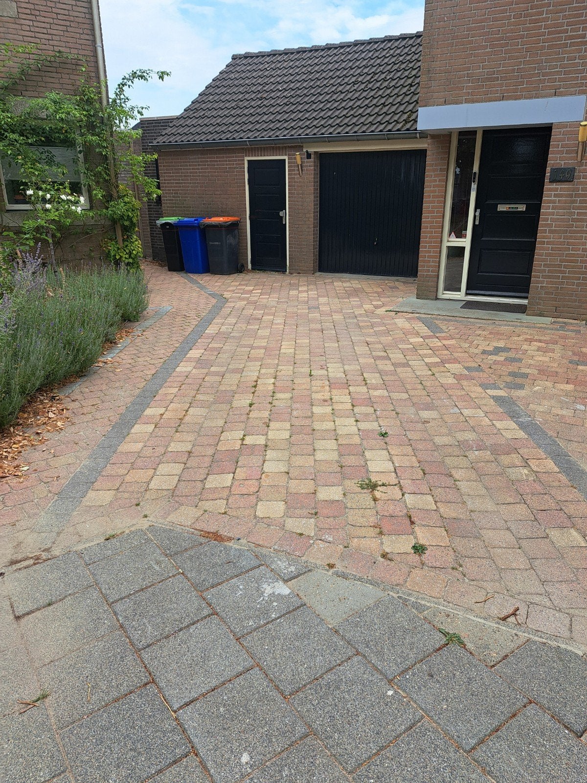 Tuintegeltjes/klinkers, Tuin en Terras, Ophalen, Gebruikt, Beton, Klinkers