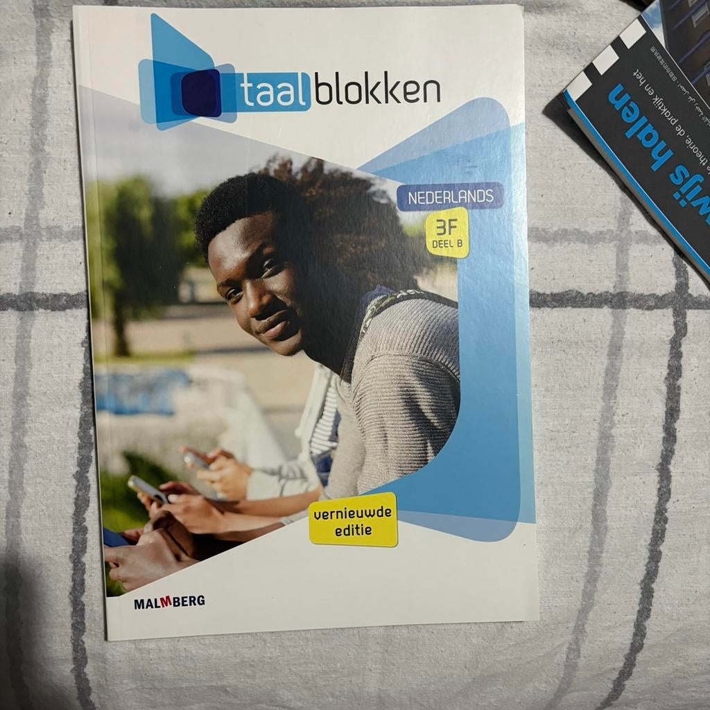 Taalblokken Nederlands 3F Deel B vernieuwde editie, Ophalen of Verzenden, Gelezen, Overige niveaus, Nederlands