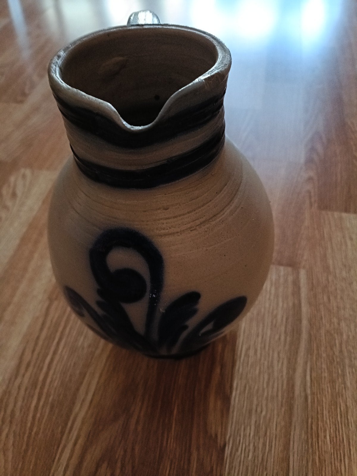 Aardenwerk vaas. Vintage., Ophalen, Overige kleuren, Glas, Minder dan 50 cm