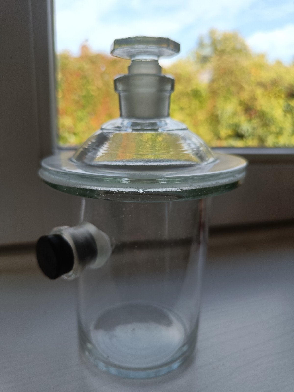 Antieke Witt-filterfles uit laboratorium (ca. 18,5 cm), Ophalen of Verzenden