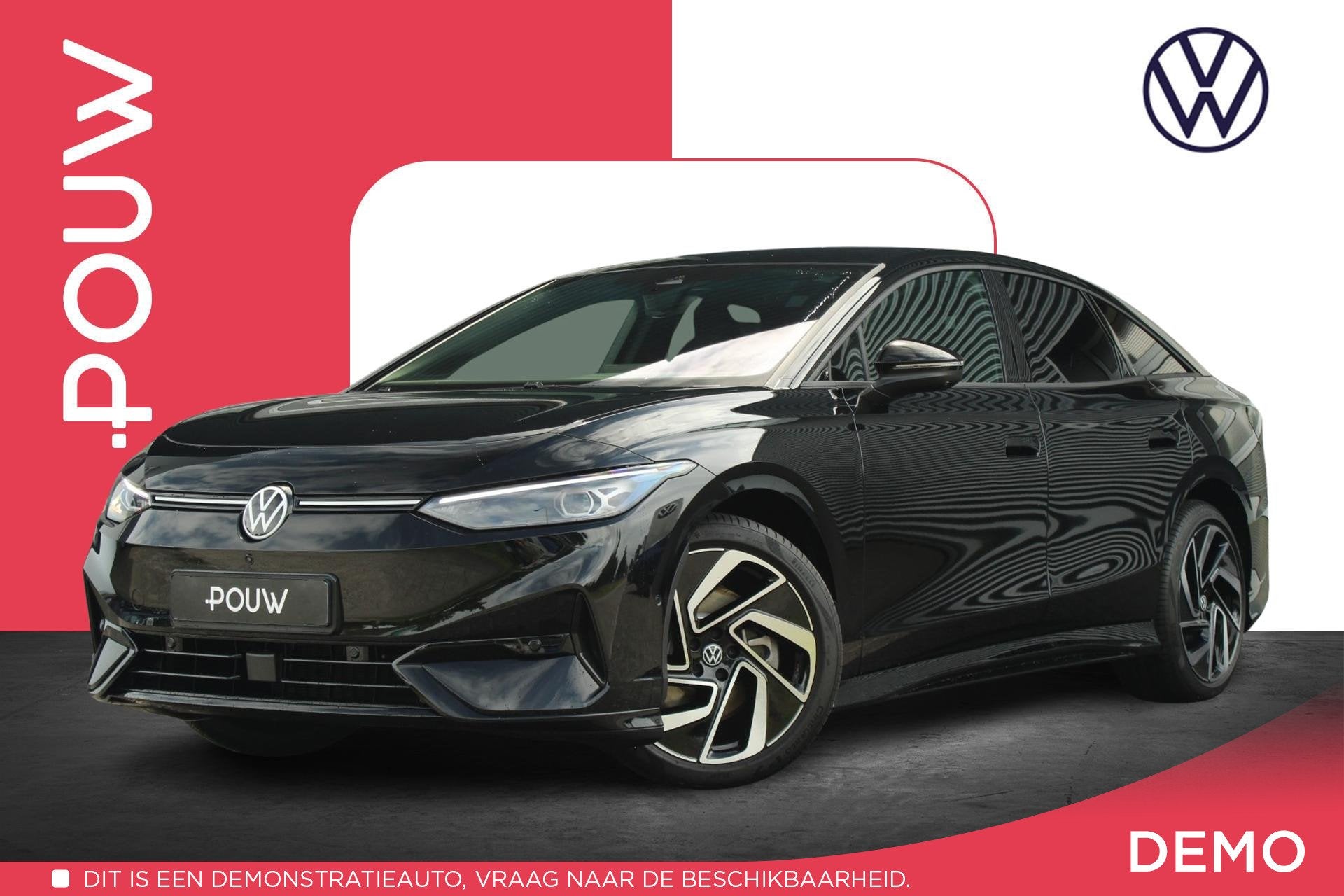 Volkswagen ID.7 286pk Limited Edition 77 kWh | Trekhaak | He, Automaat, 12 maanden, 587 km, 2080 kg