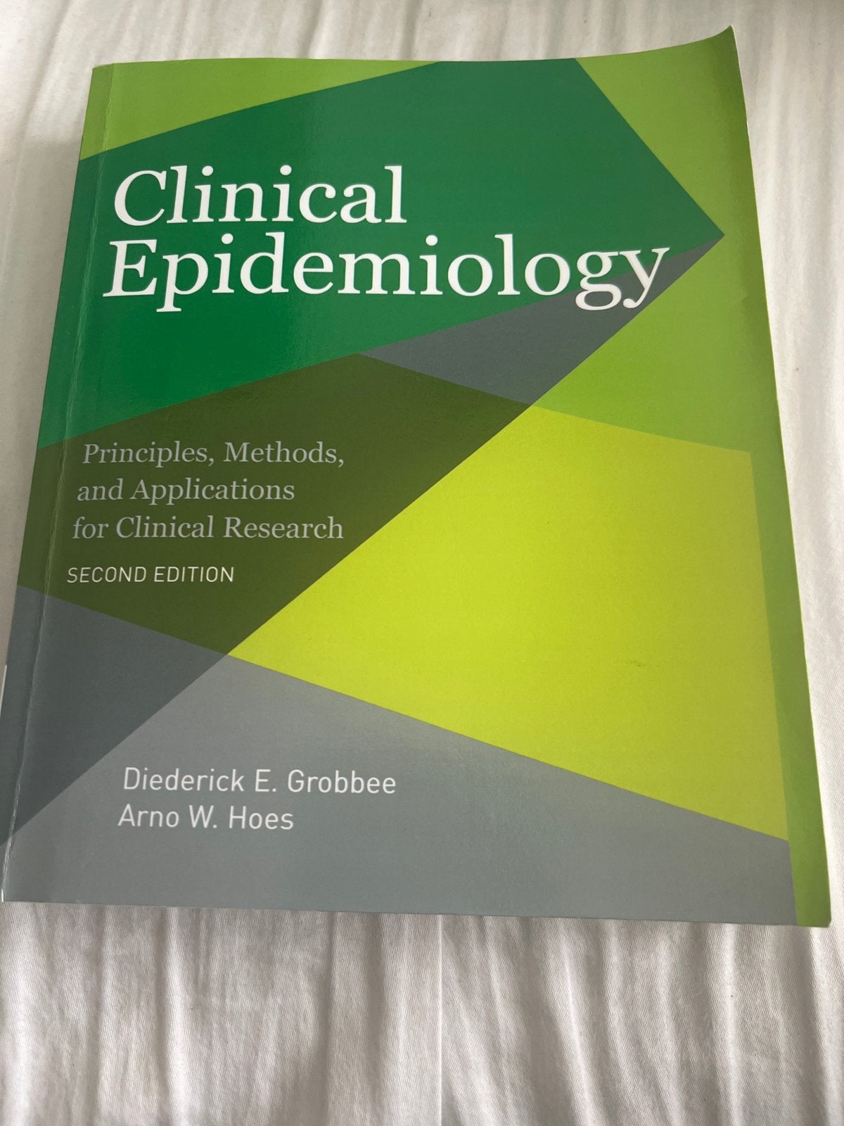 Clinical Epidemiology - Diederick Grobbee (Zo goed als nieuw, Ophalen of Verzenden, Beta, Zo goed als nieuw, WO