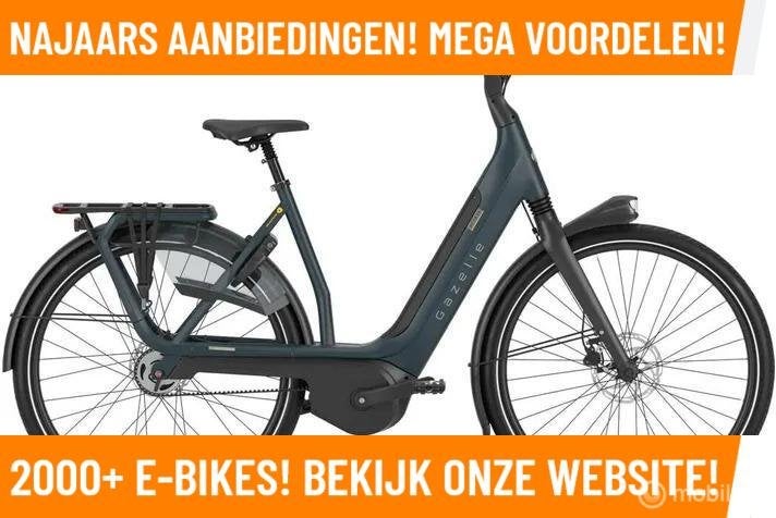 Gazelle Avignon C5 HMB Elektrische fiets met BOSCH motor MRA, 55 tot 59 cm, Nieuw, 50 km per accu of meer, Gazelle