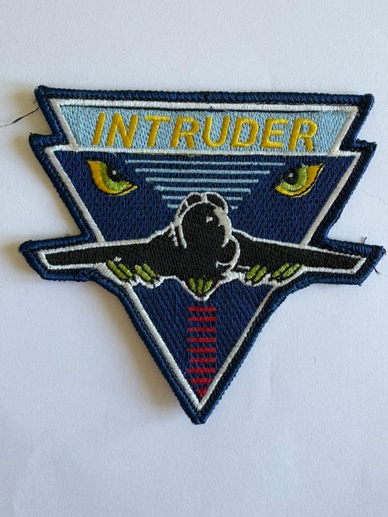 US Navy Intruder patch, Ophalen of Verzenden, Marine, Amerika, Embleem of Badge