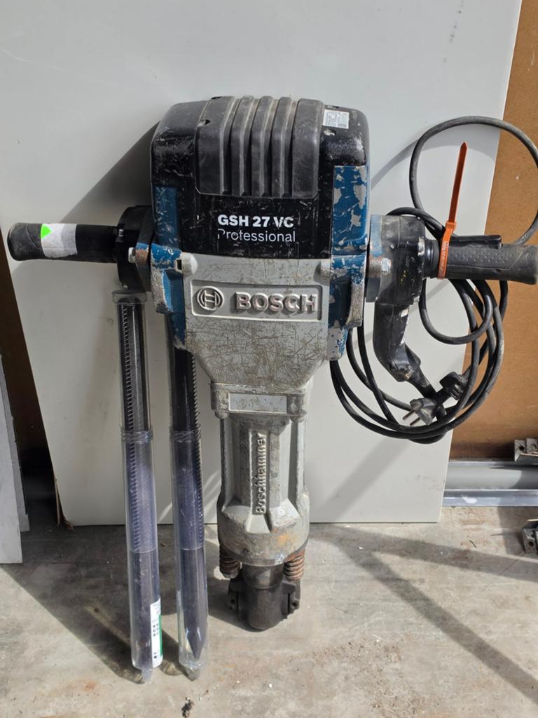 Bosch GSH 27 VC Professional breekhamer, Ophalen of Verzenden, Gebruikt