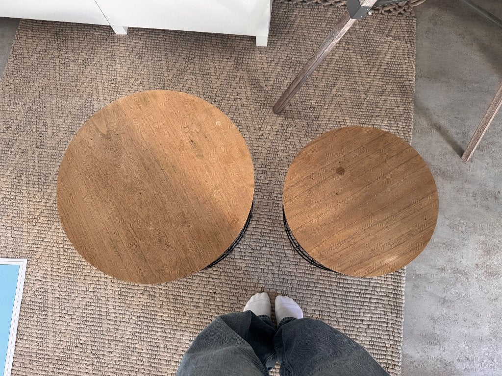 Salon tafeltjes, Ophalen, Gebruikt, 50 tot 100 cm, Rond