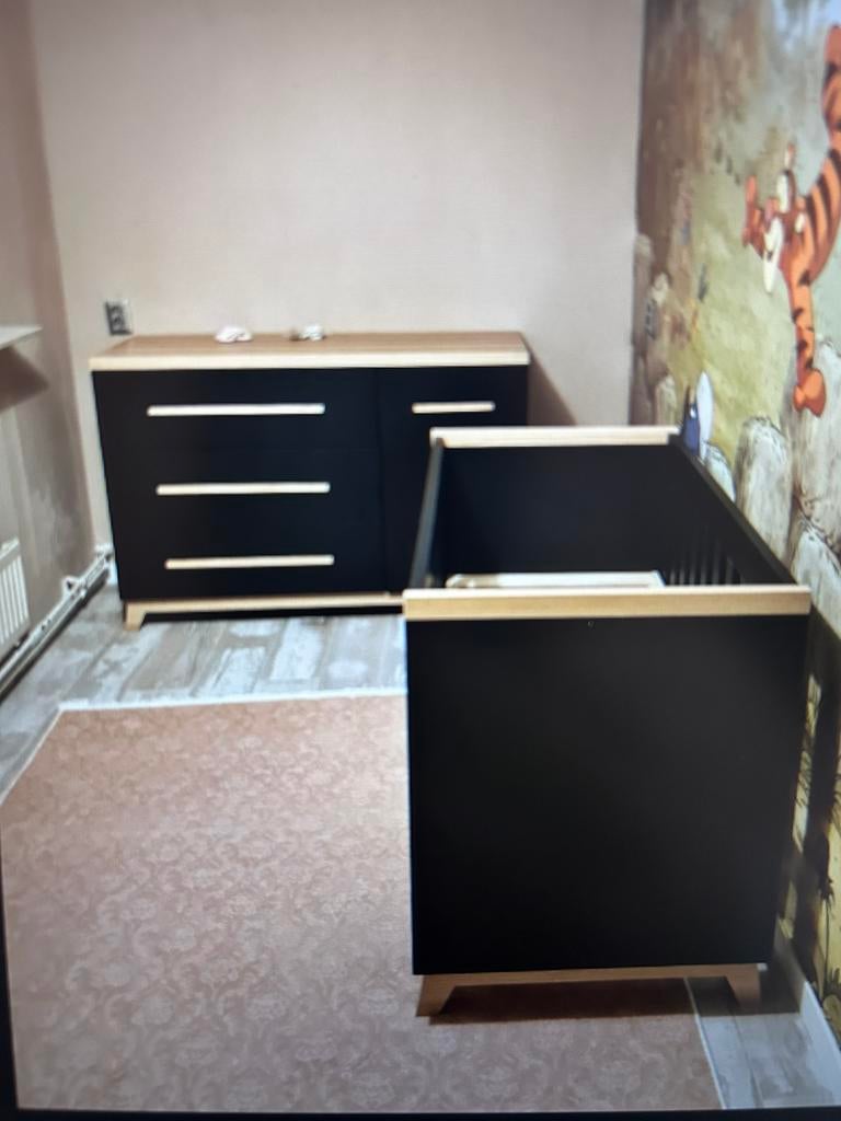 Complete babykamer zwart, Ophalen, Zo goed als nieuw, Jongetje of Meisje