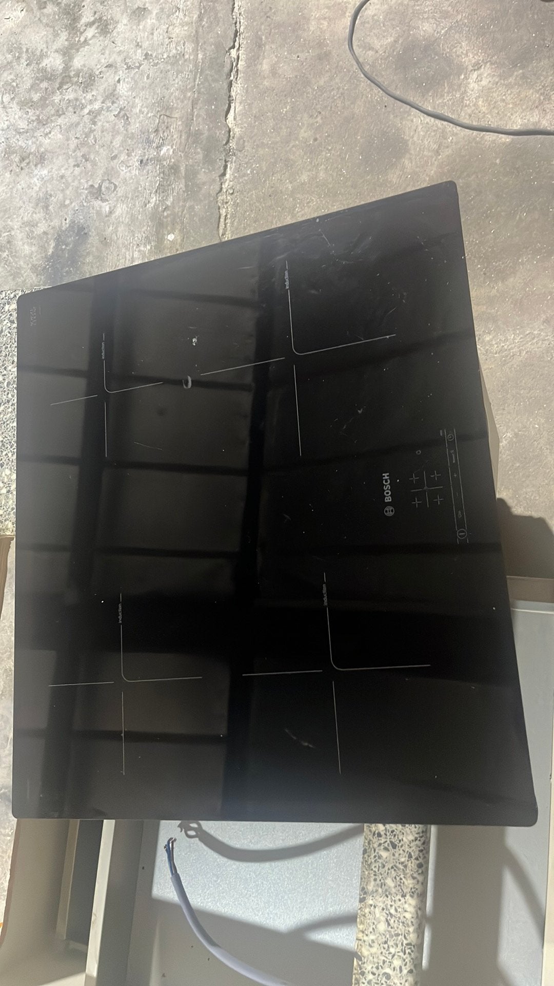 Bosch inductie kookplaat 590x520, Witgoed en Apparatuur, Ophalen, 4 kookzones, Zo goed als nieuw, Inbouw