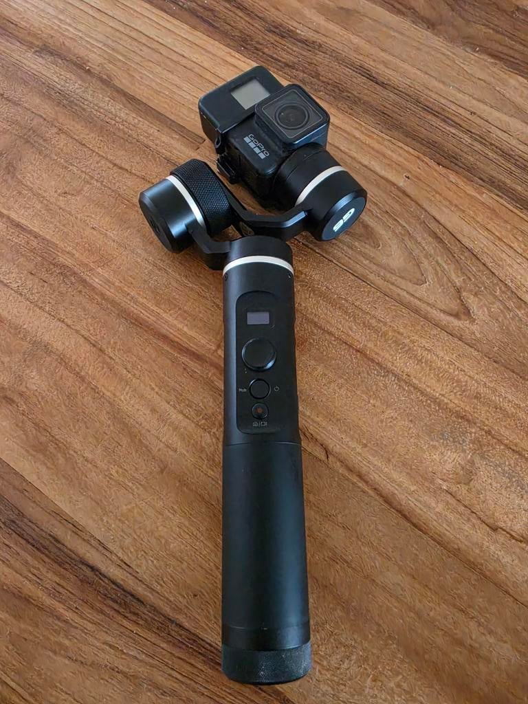 GoPro 7 Black inclusief FeiyuTech G6 Gimbal, Ophalen of Verzenden, Gebruikt, Overige merken
