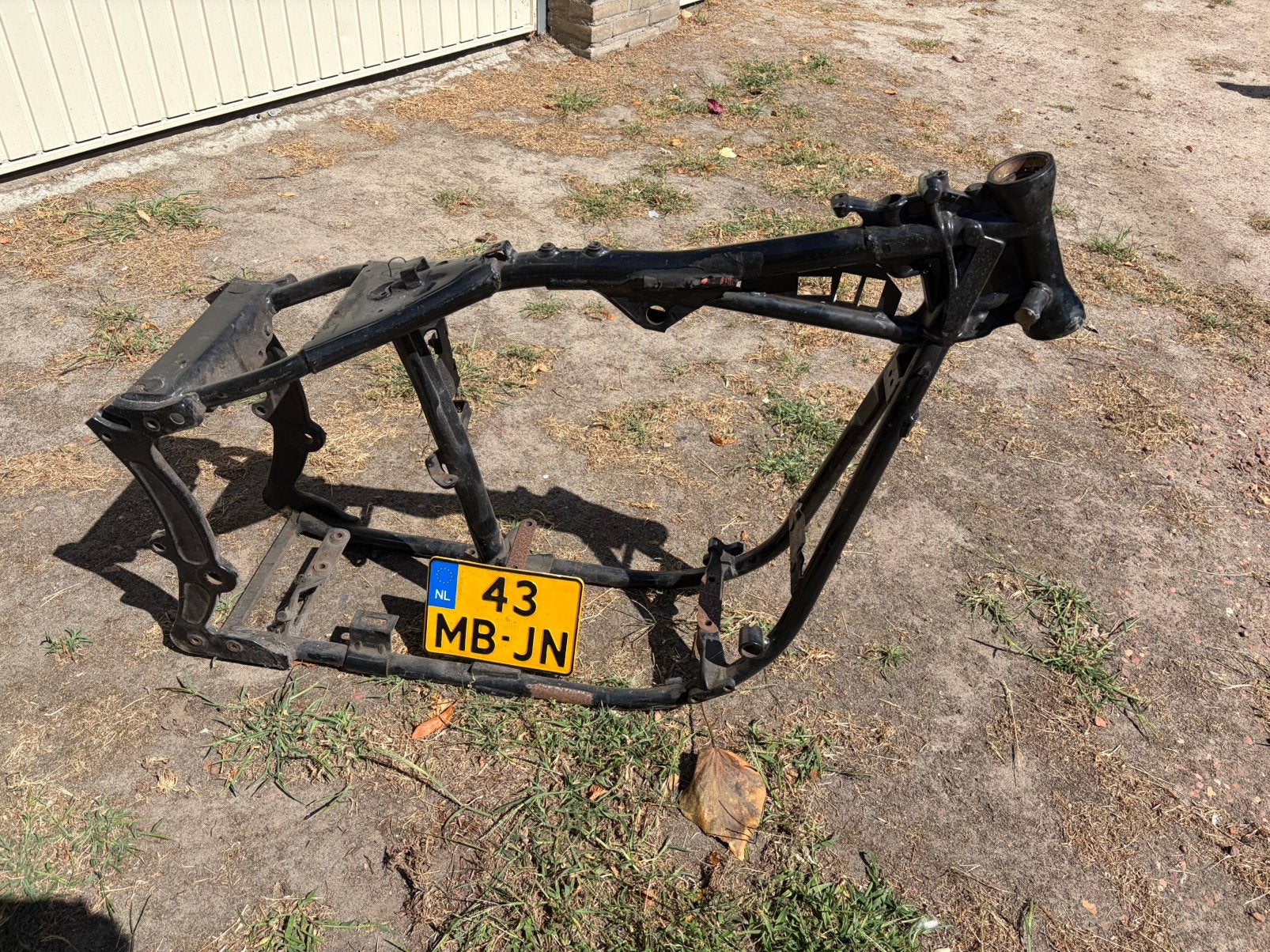 Frame met kenteken., Ophalen of Verzenden, Gebruikt