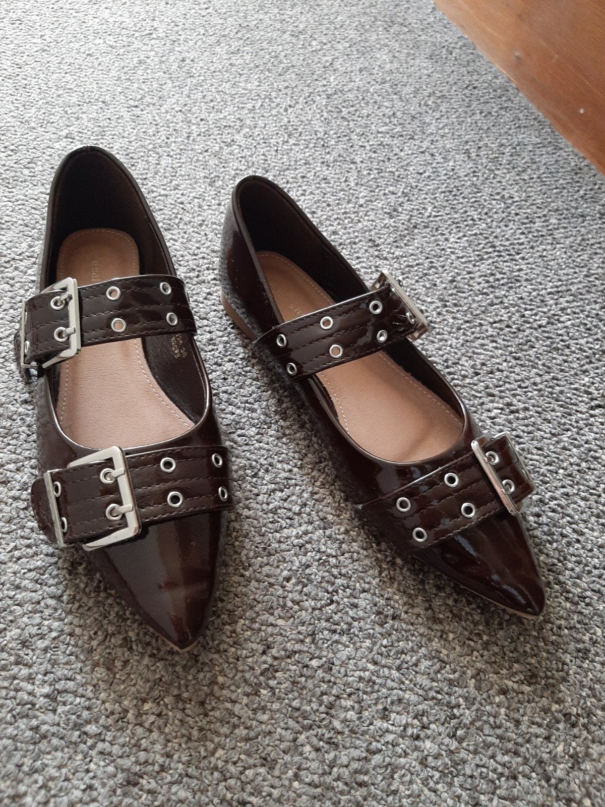 Bruin glans lak loafers nieuw 38, Zoetemint, Bruin, Verzenden, Instappers