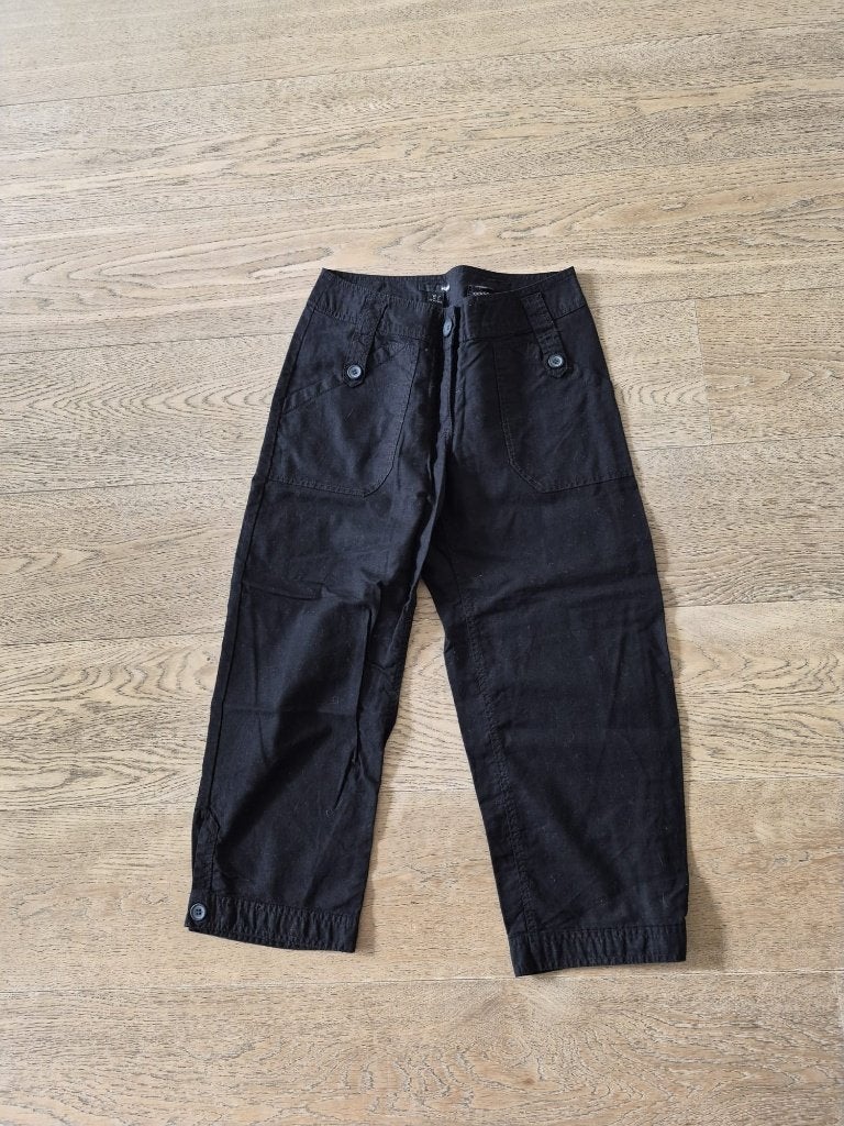 Capri H&M maat 34 dames - zwart, H&M, Zwart, Ophalen of Verzenden, Zo goed als nieuw