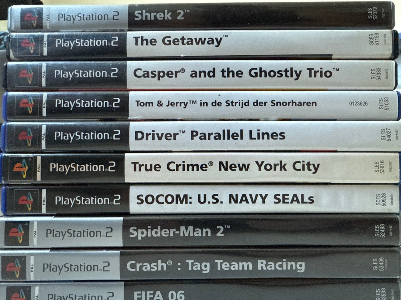 PlayStation 2 Games: Shrek 2, The Getaway, Driver, FIFA 06, Gebruikt, Overige genres, 1 speler, Ophalen of Verzenden