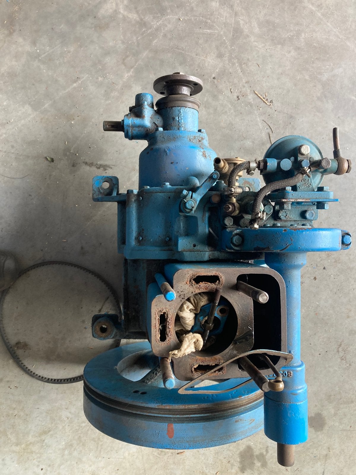 Volvo penta md1 sloop of opmaak, Ophalen, Motor en Techniek