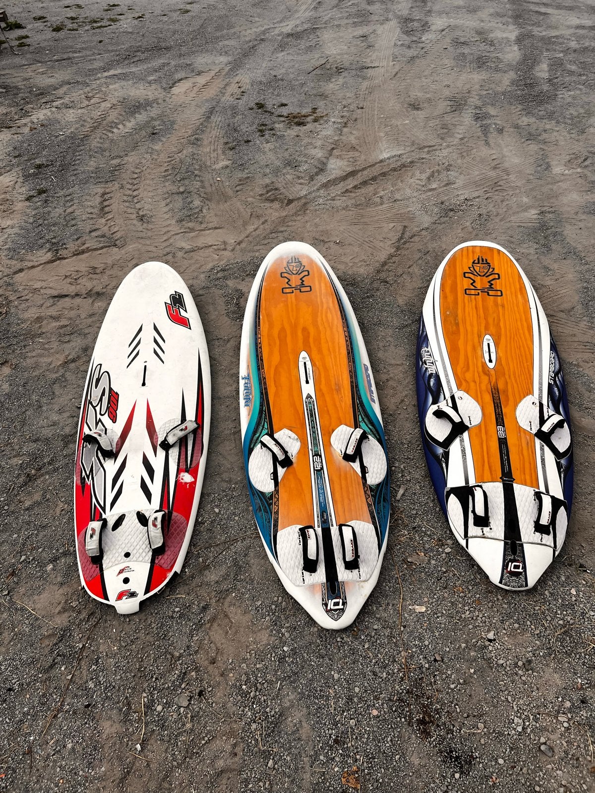 Starboard Futura 122 en 133 wood, F2 SX 105, Watersport en Boten, Windsurfen, Gebruikt, Minder dan 250 cm, Ophalen of Verzenden