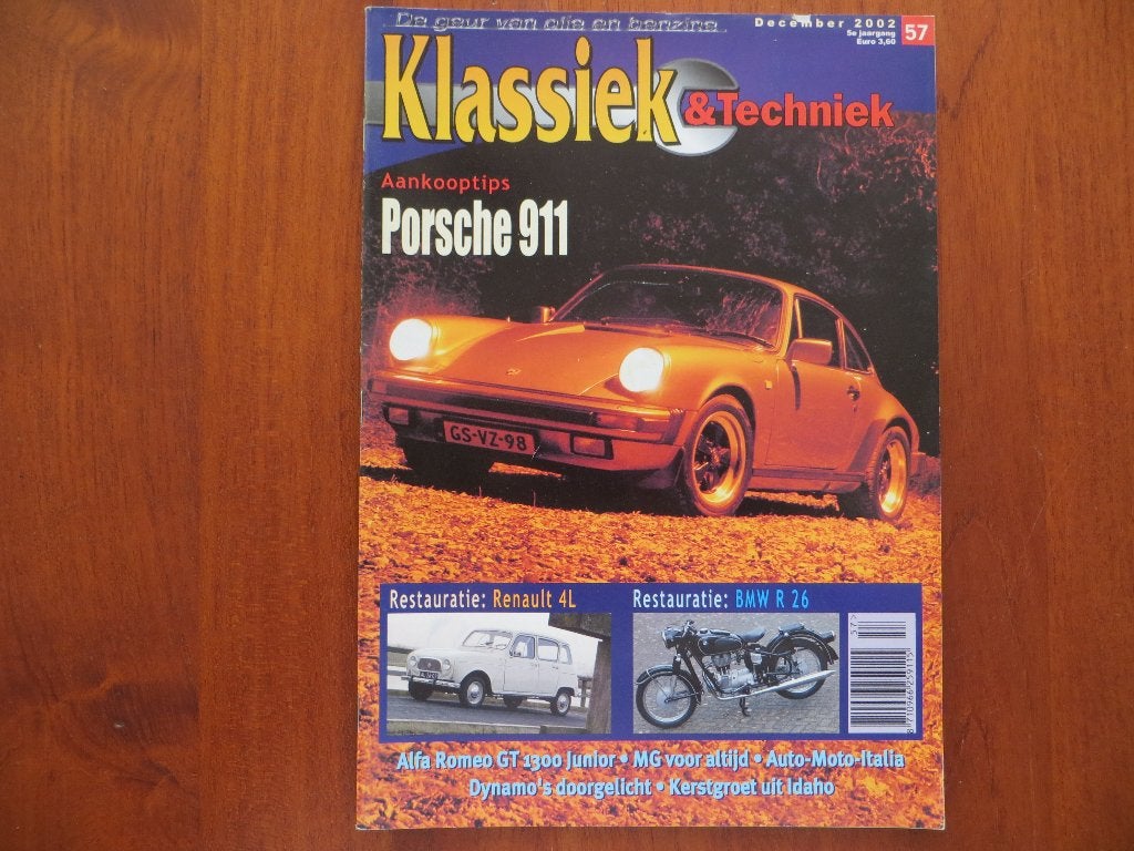 Klassiek & Techniek 57 Porsche 911, Renault 4L, BMW R 26, Ophalen of Verzenden, Nieuw, Renault