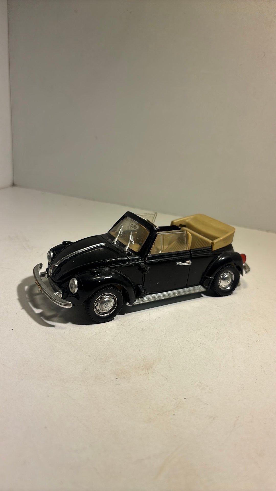 Volkswagen kever black cabriolet polistil 1.24, Hobby en Vrije tijd, Overige merken, Ophalen of Verzenden, A, A