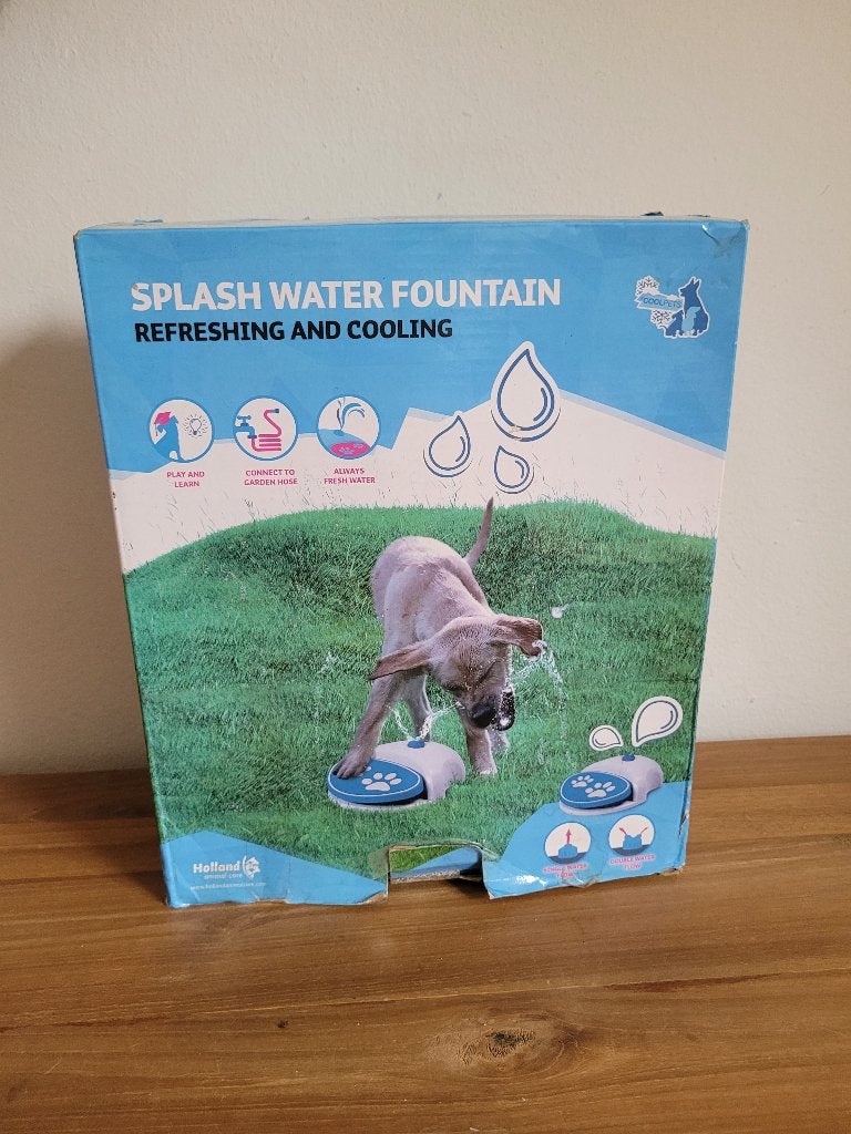 Honden Water Fontein. Coolpets Splash. Nieuw, Overige merken, Ophalen of Verzenden, Nieuw, Overige typen