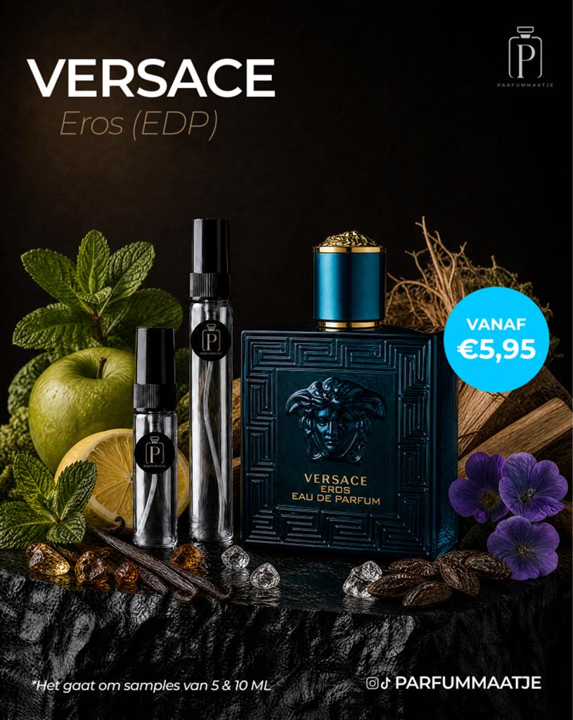VERSACE Eros (EDP) samples te koop, Ophalen of Verzenden, Nieuw