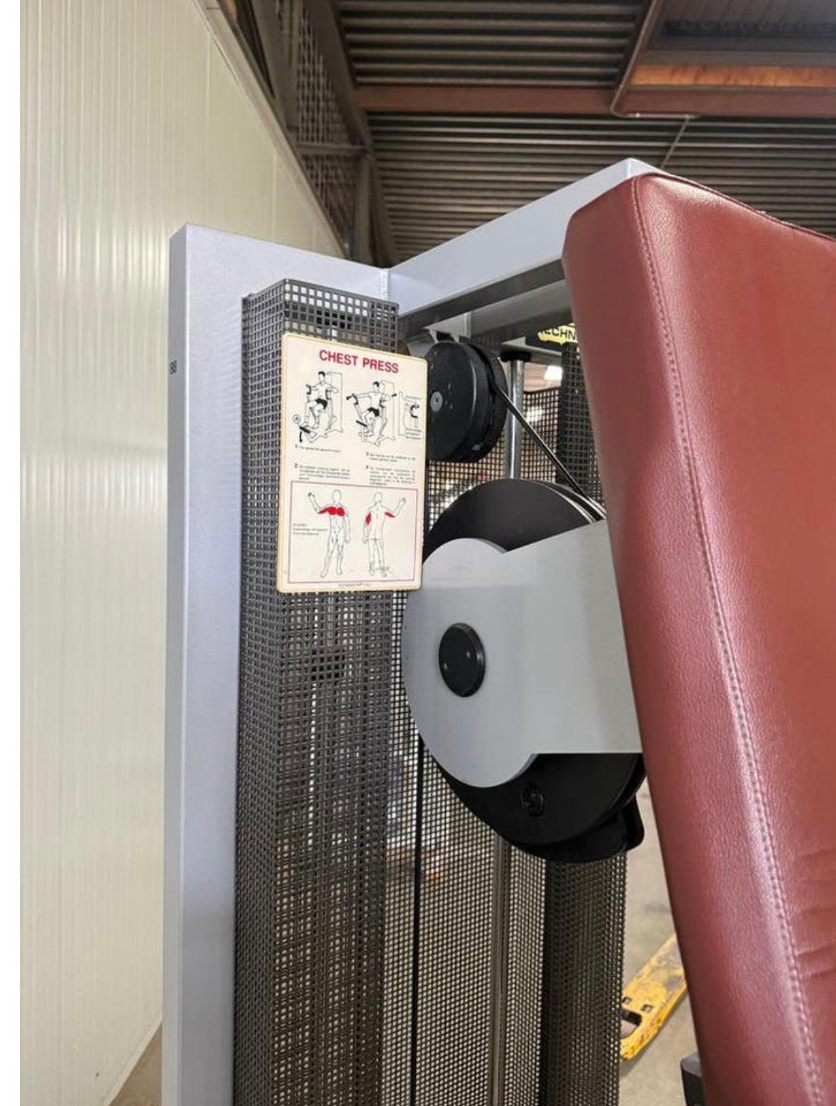 Technogym Convergent chestpress / brustpresse/chest machine, Ophalen, Benen, Gebruikt, -