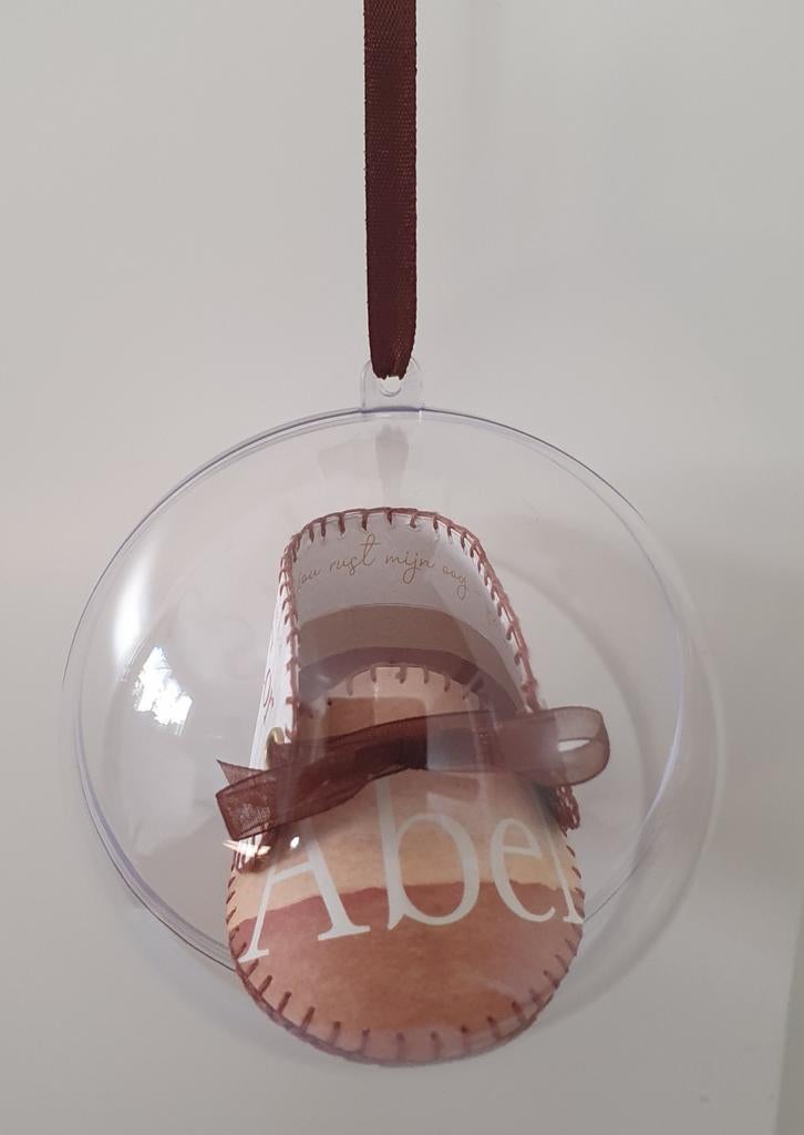 Geboorteschoentje van geboortekaartje, Ophalen of Verzenden