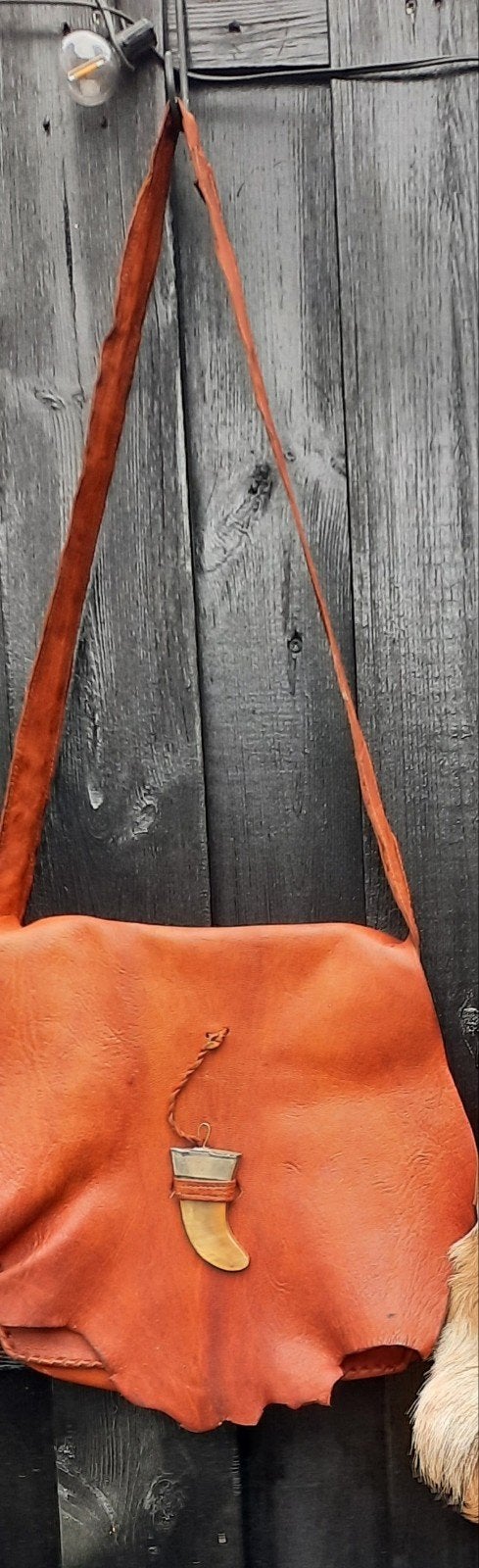 Leren Vintage tas jaren 70 !!!, Ophalen of Verzenden, Zo goed als nieuw, Bruin, Leer