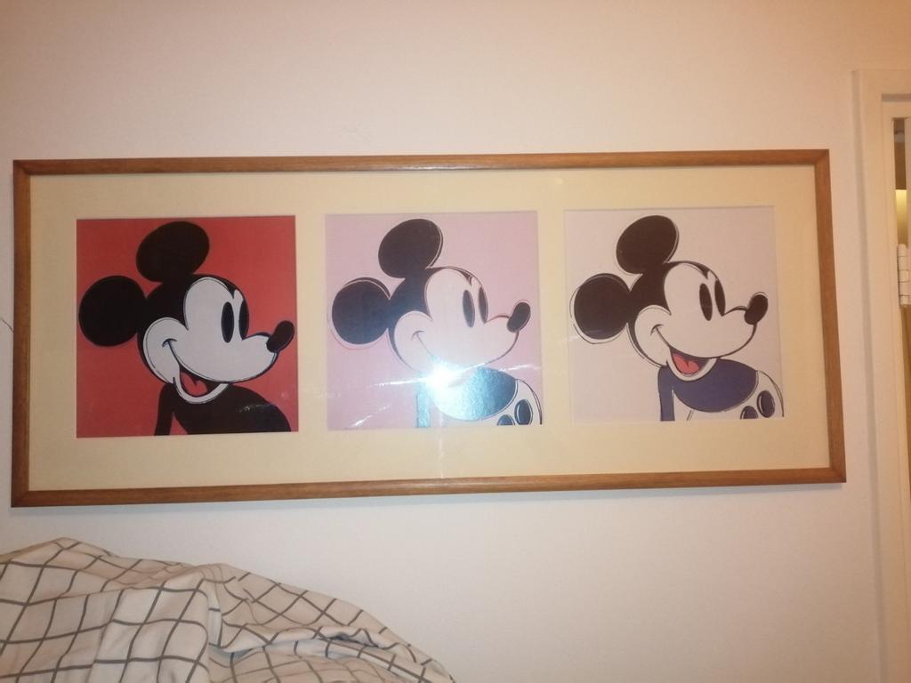 Andy Warhol micke mouse, Ophalen of Verzenden