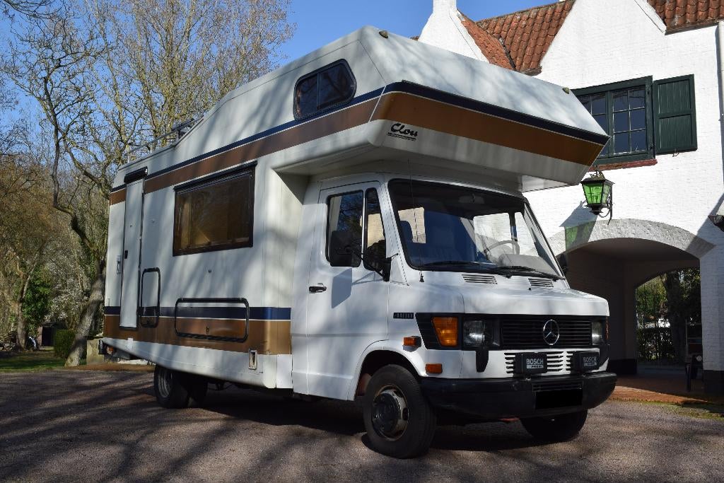 Mercedes Niesmann Clou 570, prachtige kampeerwagen, Vloeistofverwarming, 6 tot 7 meter, Mercedes, Tot en met 5