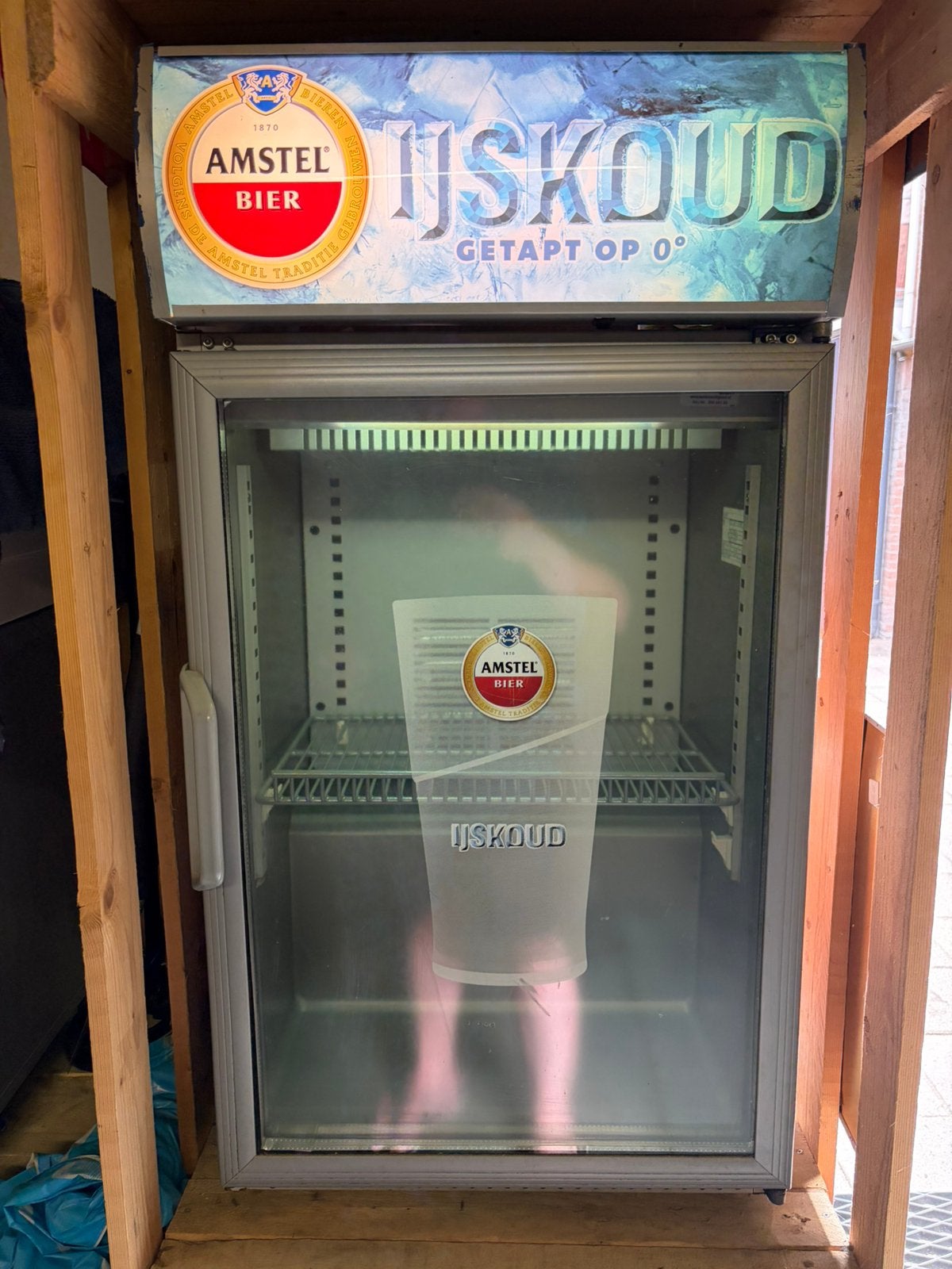 Amstel displaykoelkast met verlichting, Minder dan 75 liter, Ophalen, Zonder vriesvak