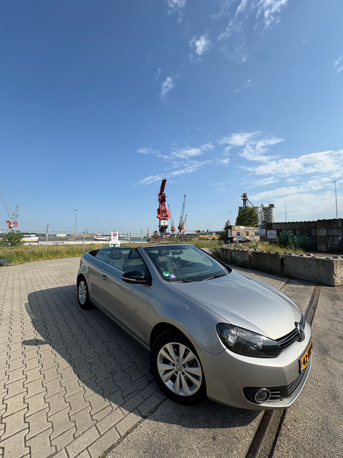 Volkswagen Golf 1.4 TSI 90KW Cabrio 2012 Grijs, Auto's, Voorwielaandrijving, Stof, Euro 6, 4 cilinders